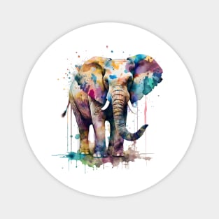 Watercolour Elephant Magnet